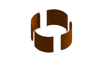 Pre-curved Ring 560mm - diameter 800mm