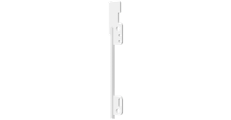 Bracing Rod Zero-Flex 240mm with Fixing Lips Powder Coat White x 40