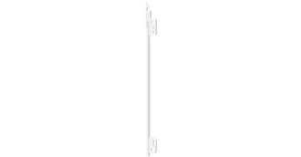 Bracing Rod 400mm with Fixing Lips Powder Coat White x 40